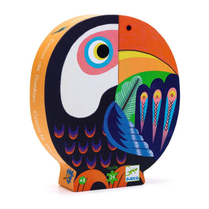 Djeco - Puzzle: Tukan - 24 Teile - DJ07283-B3D-RVB_1200
