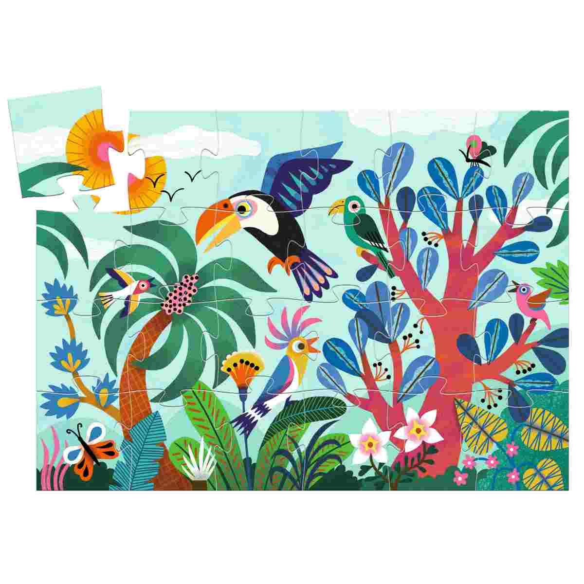 Djeco - Puzzle: Tukan - 24 Teile - DJ07283-C-RVB_1200