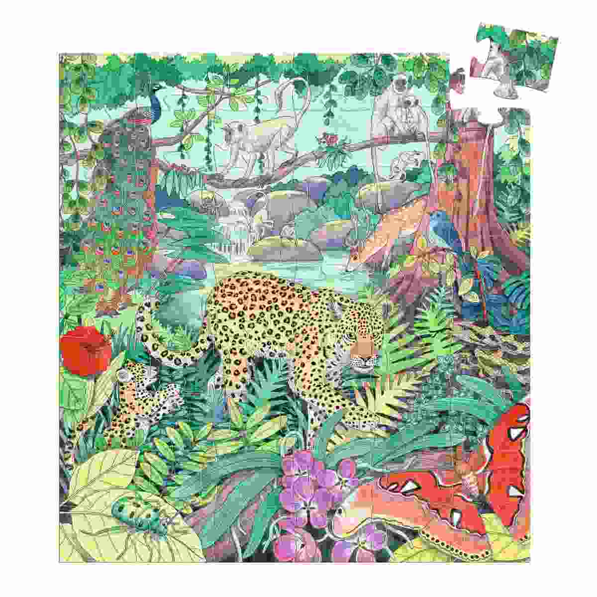 Djeco - Puzzle - Indischer Dschungel - DJ07293-C-RVB_1200