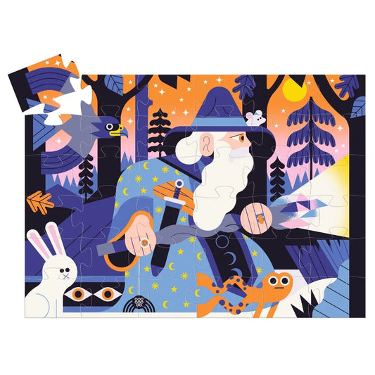 Djeco - Formen Puzzle: Der Zauberer 36