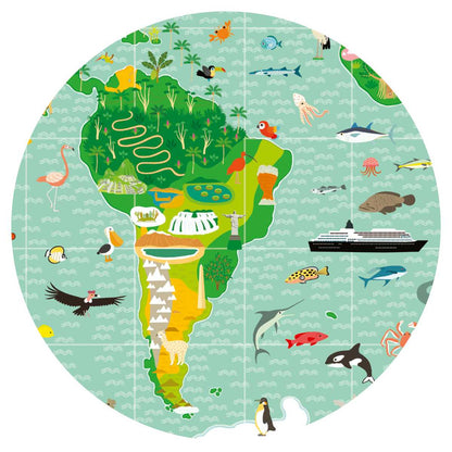 Djeco - Wimmelpuzzle: Weltreise - 200 Teile Bild 6