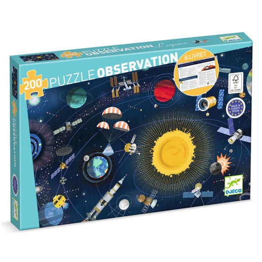 Djeco - Wimmelpuzzle: Der Weltraum - 200 Teile - DJ07413-B3D-RVB_1200