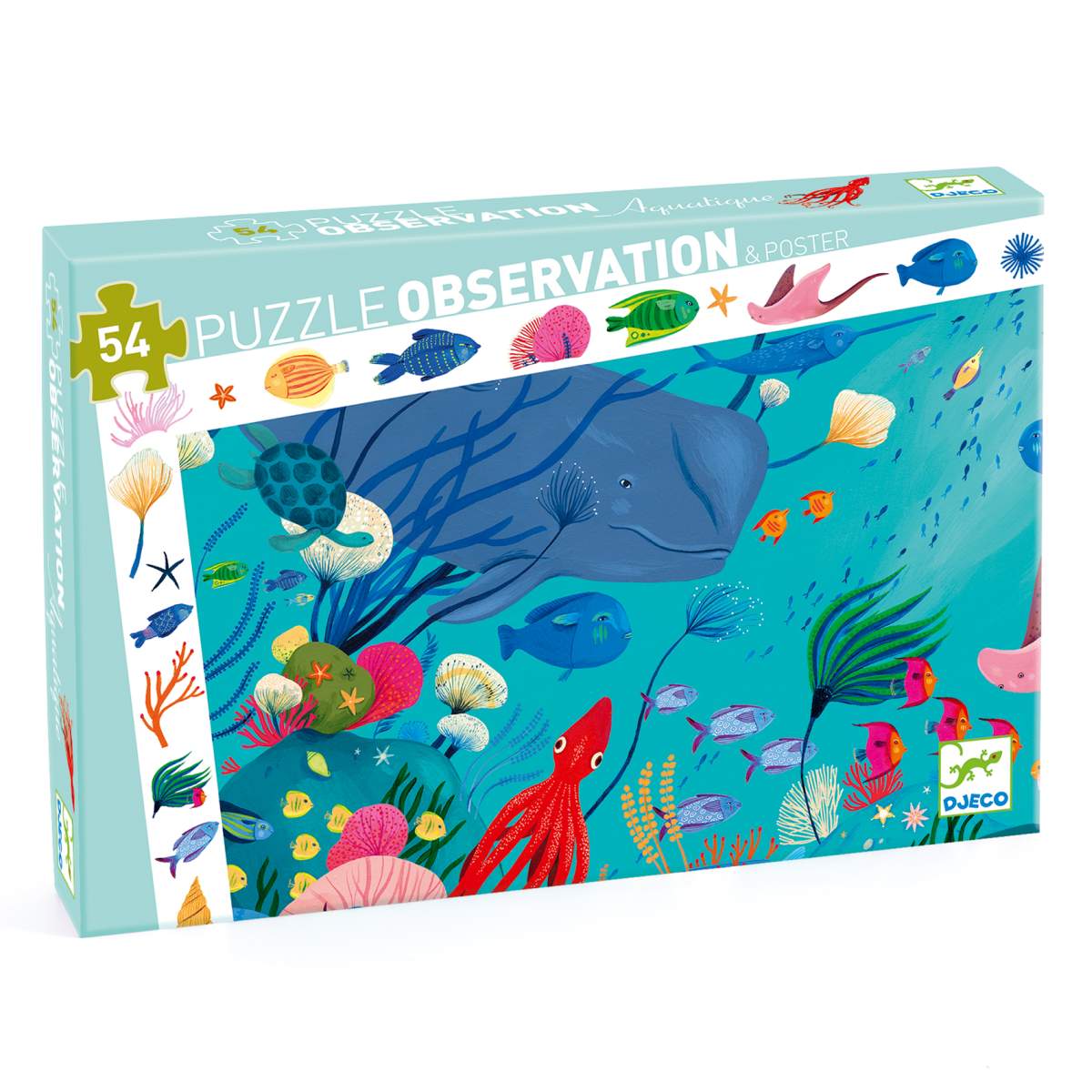 Djeco - Wimmelpuzzle: Das Meer - 54 Teile - DJ07562-B-3D-RVB_1200