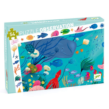 Djeco - Wimmelpuzzle: Das Meer - 54 Teile - DJ07562-B-3D-RVB_1200