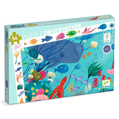 Djeco - Wimmelpuzzle: Das Meer - 54 Teile - DJ07562-B3D-RVB_1200