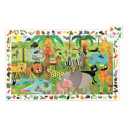 Djeco - Wimmelpuzzle: Der Dschungel - 35 Teile - DJ07590_1200