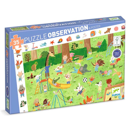 Djeco - Wimmelpuzzle: Spielplatz - 35 Teile Bild 2