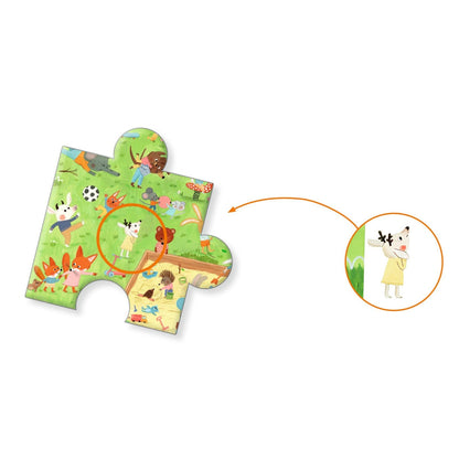 Djeco - Wimmelpuzzle: Spielplatz - 35 Teile Bild 6