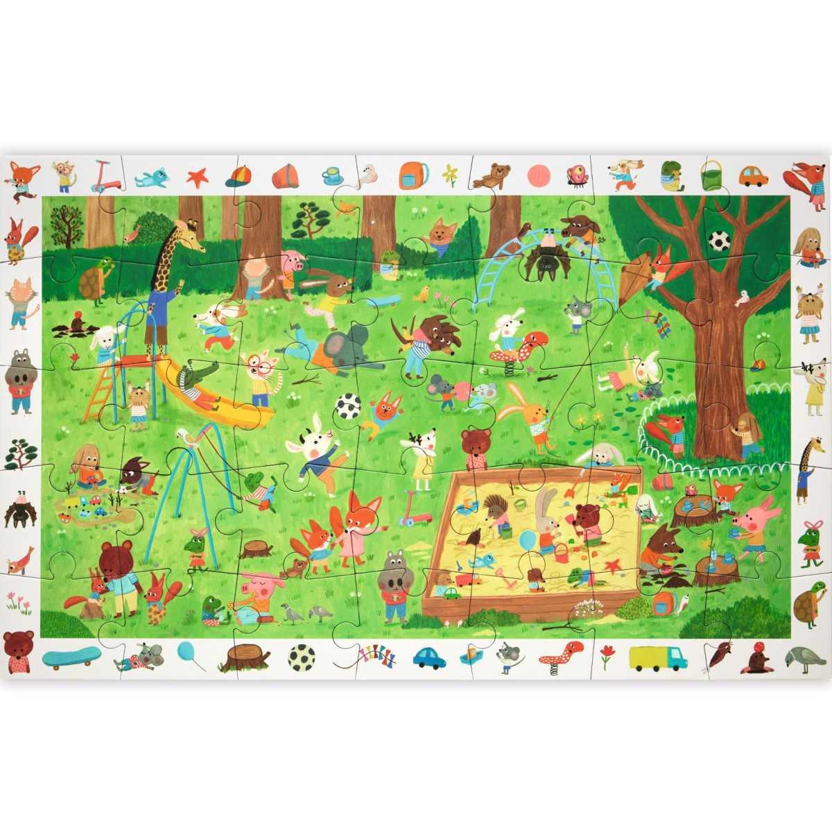 Djeco - Wimmelpuzzle: Spielplatz - 35 Teile Bild 7