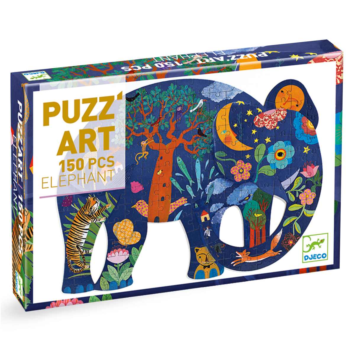 Djeco - Puzzle: Puzz'Art Elefant - 150 Teile Bild 1