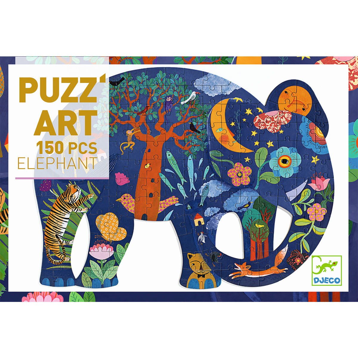 Djeco - Puzzle: Puzz'Art Elefant - 150 Teile Bild 4