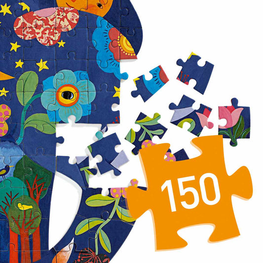 Djeco - Puzzle: Puzz'Art Elefant - 150 Teile Bild 6