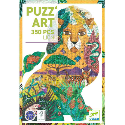 Djeco - Puzzle: Puzz'Art Löwe - 350 Teile - DJ07660-B-RVB_1200