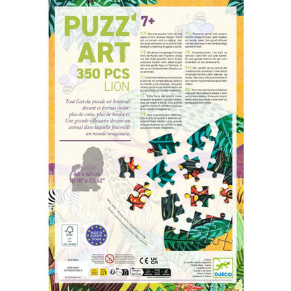 Djeco - Puzzle: Puzz'Art Löwe - 350 Teile - DJ07660-B2-RVB_1200