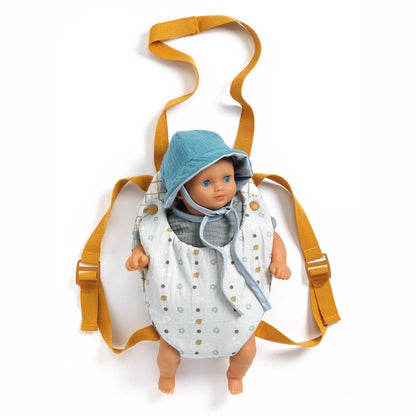 Djeco - POMEA Puppentrage Blue Gray Bild 3