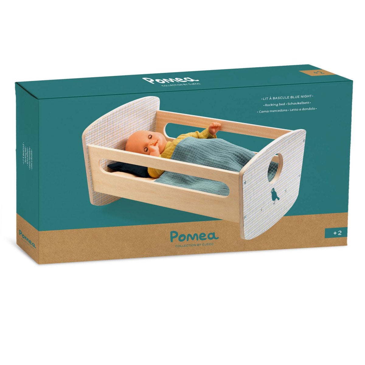 Djeco - POMEA Puppenwiege Blue Night Bild 4