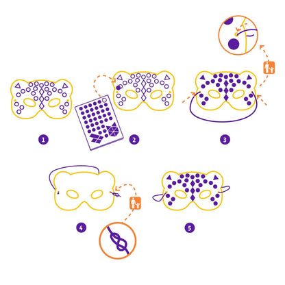 Djeco - DIY: Masken Dschungeltiere Bild 9