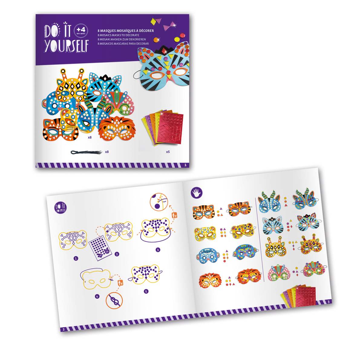 Djeco - DIY: Masken Dschungeltiere Bild 10