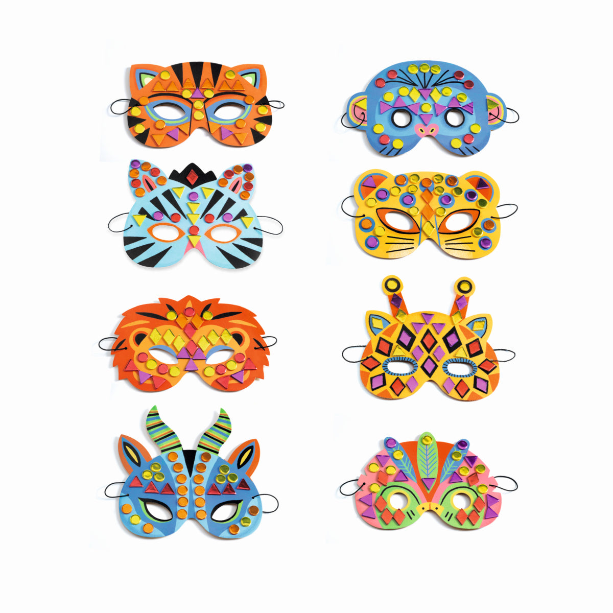 Djeco - DIY: Masken Dschungeltiere Bild 12