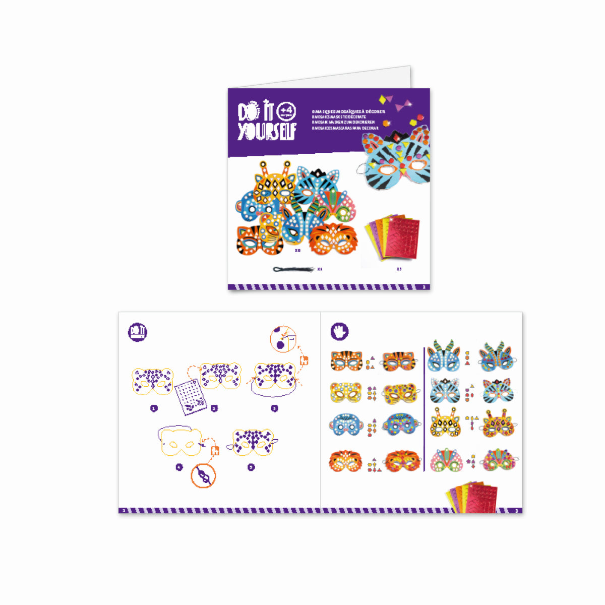 Djeco - DIY: Masken Dschungeltiere Bild 13