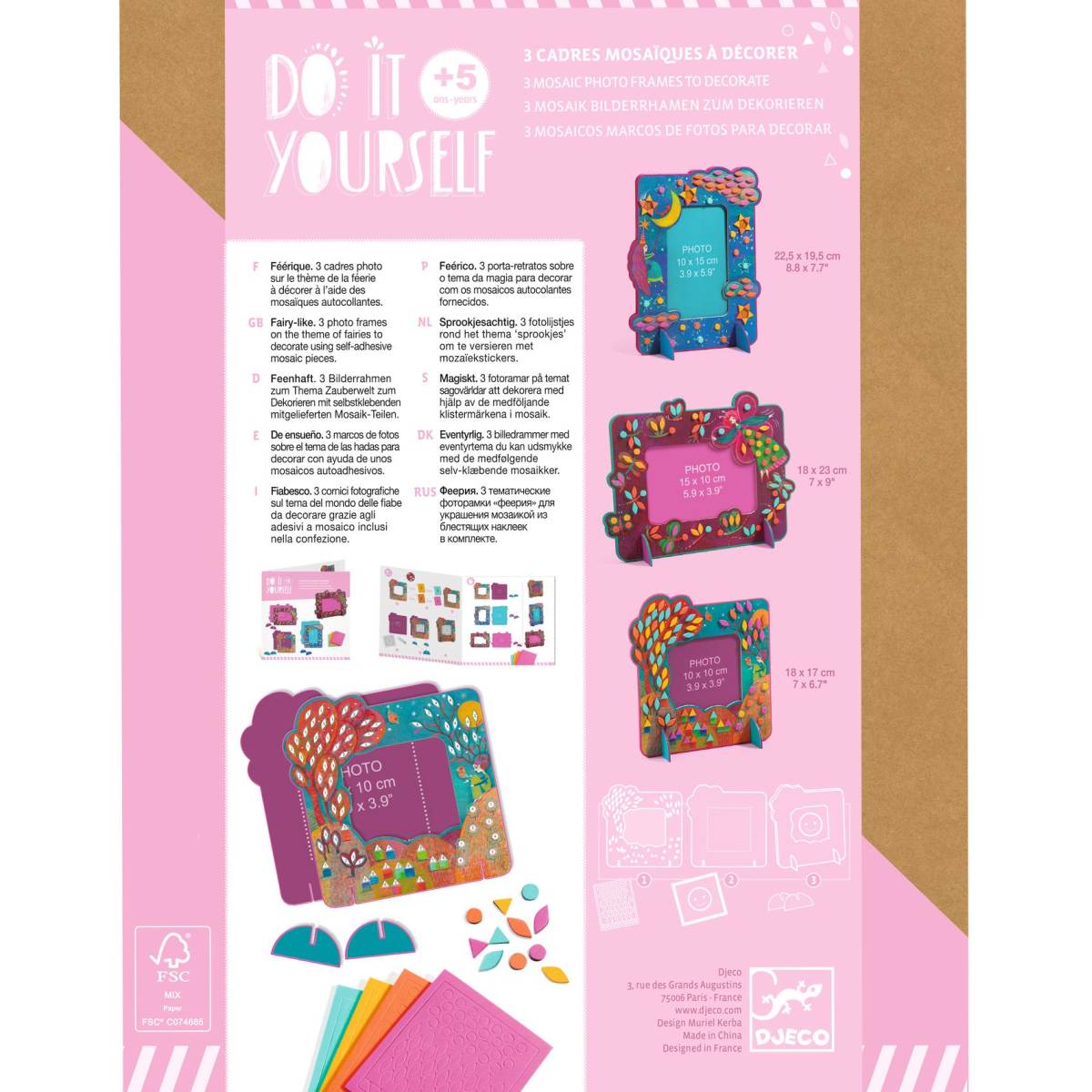Djeco - DIY: Bilderrahmen Feenhaft Bild 2