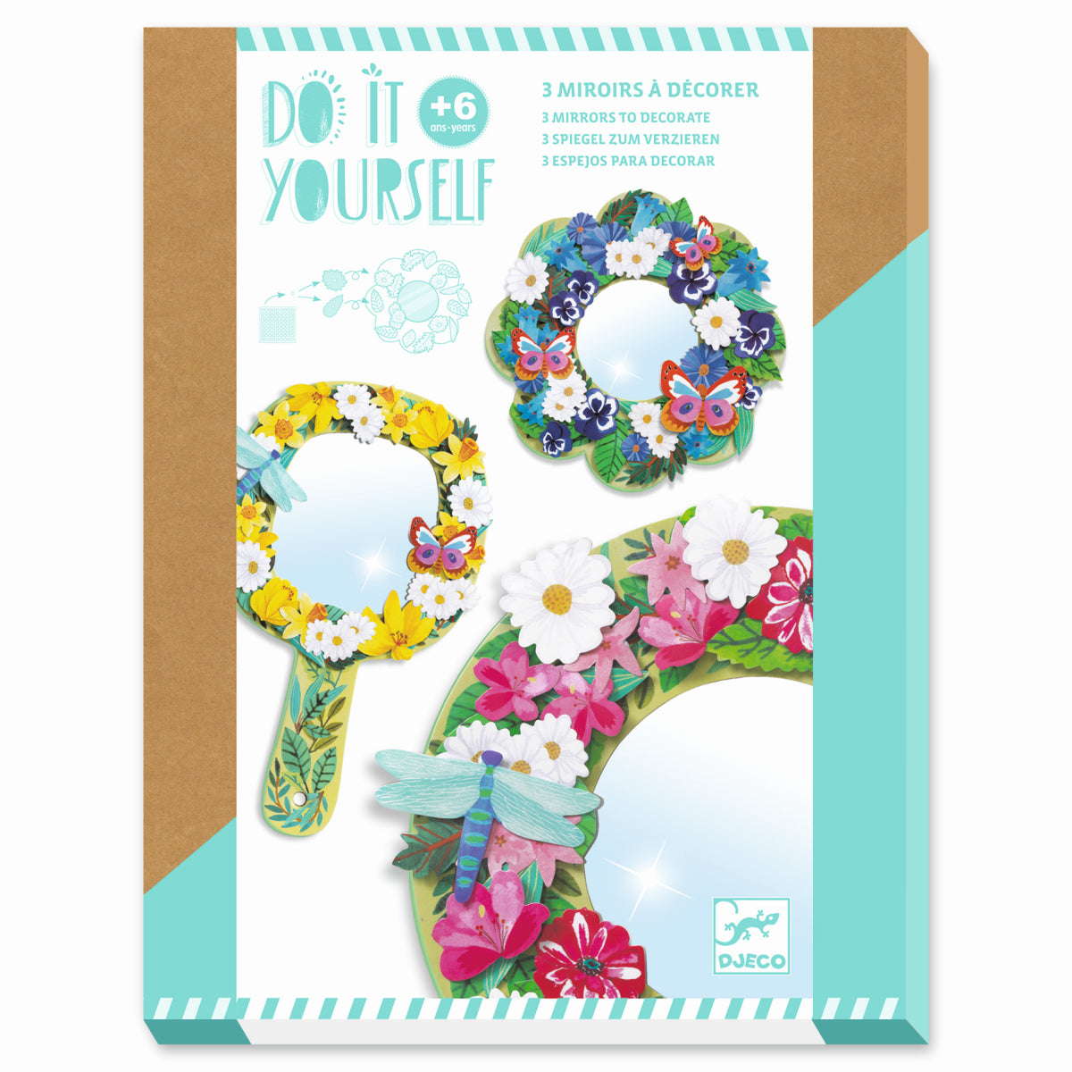 Djeco - DIY: Spiegel Blumen Bild 10