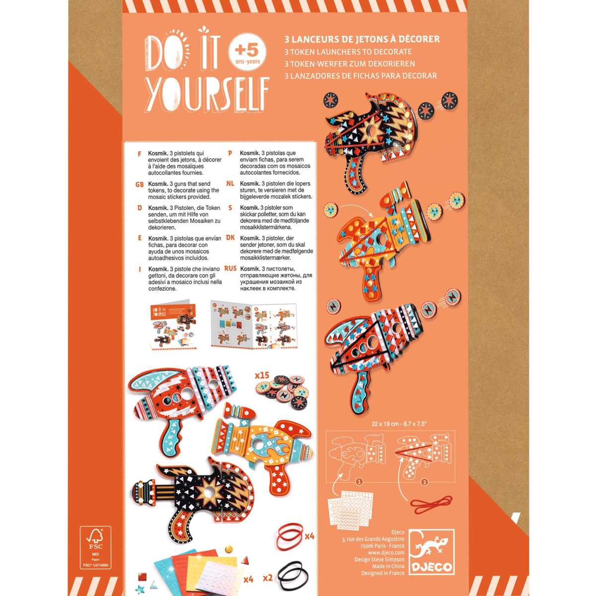 Djeco - DIY: Token-Werfer Kosmik Bild 2