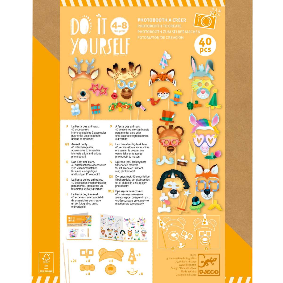 Djeco - DIY: Photobooth Tierparty Bild 2