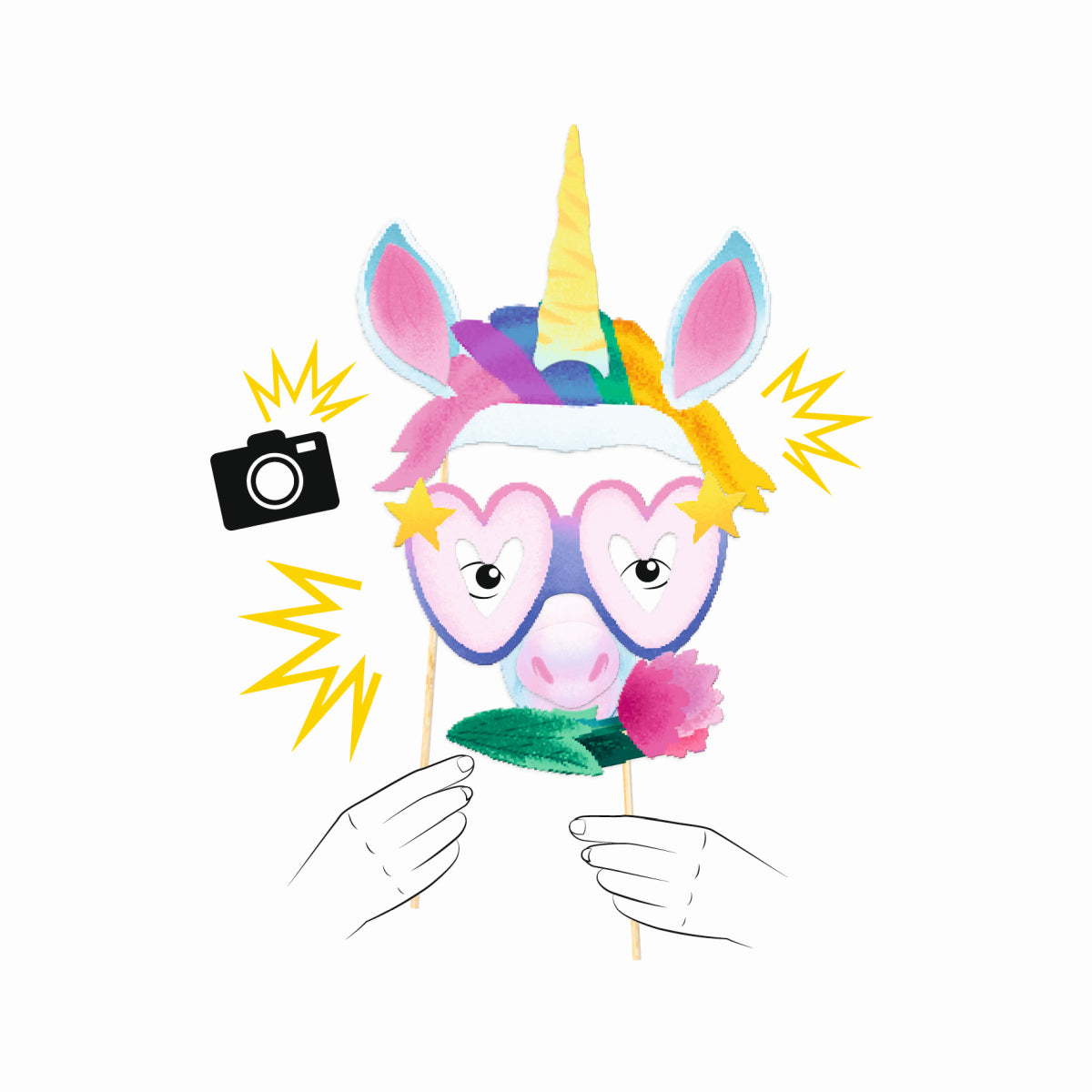 Djeco - DIY: Photobooth Tierparty Bild 9