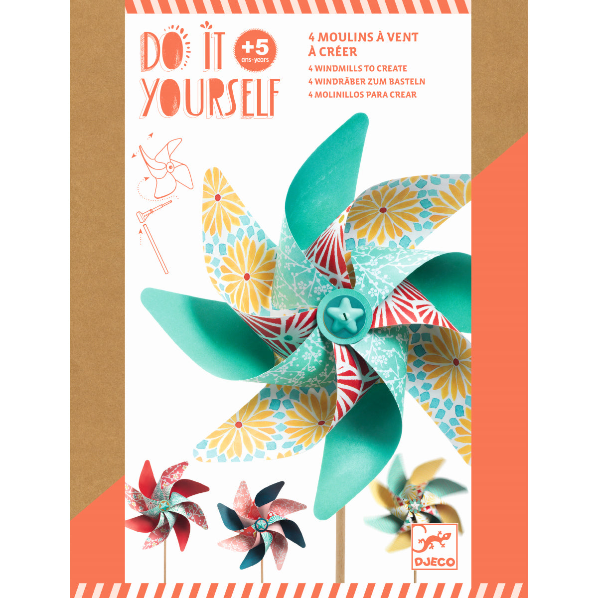 Djeco - DIY: Windräder Sweet Bild 8