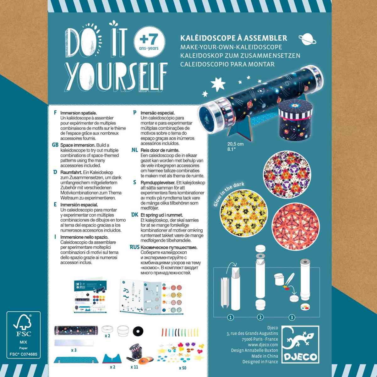 Djeco - DIY: Kaleidoskop Raumfahrt Bild 3