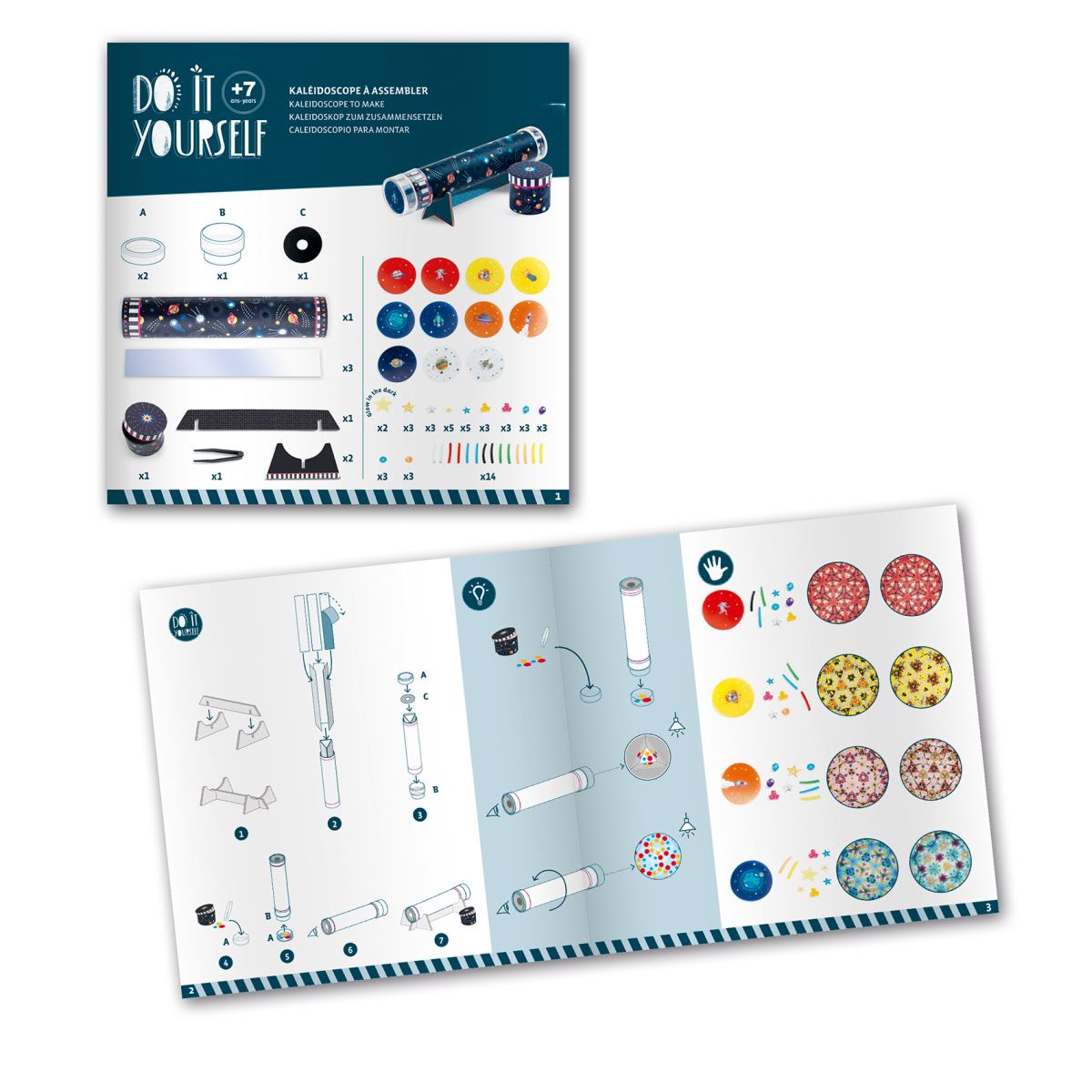 Djeco - DIY: Kaleidoskop Raumfahrt Bild 7