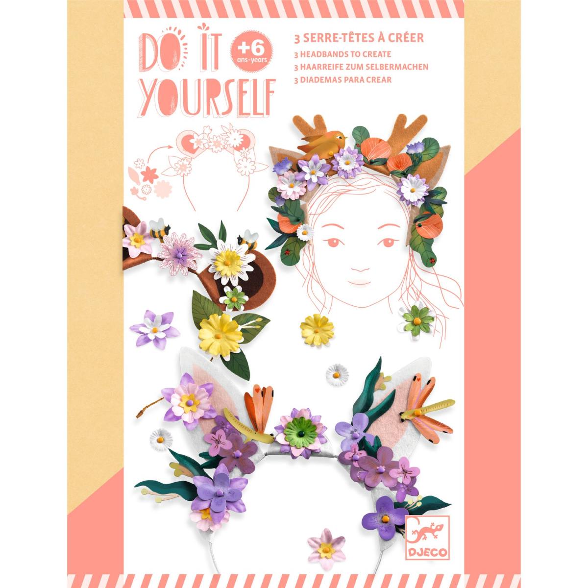 Djeco - DIY: Haarreif Flower Friends - DJ07927-B-RVB_1200