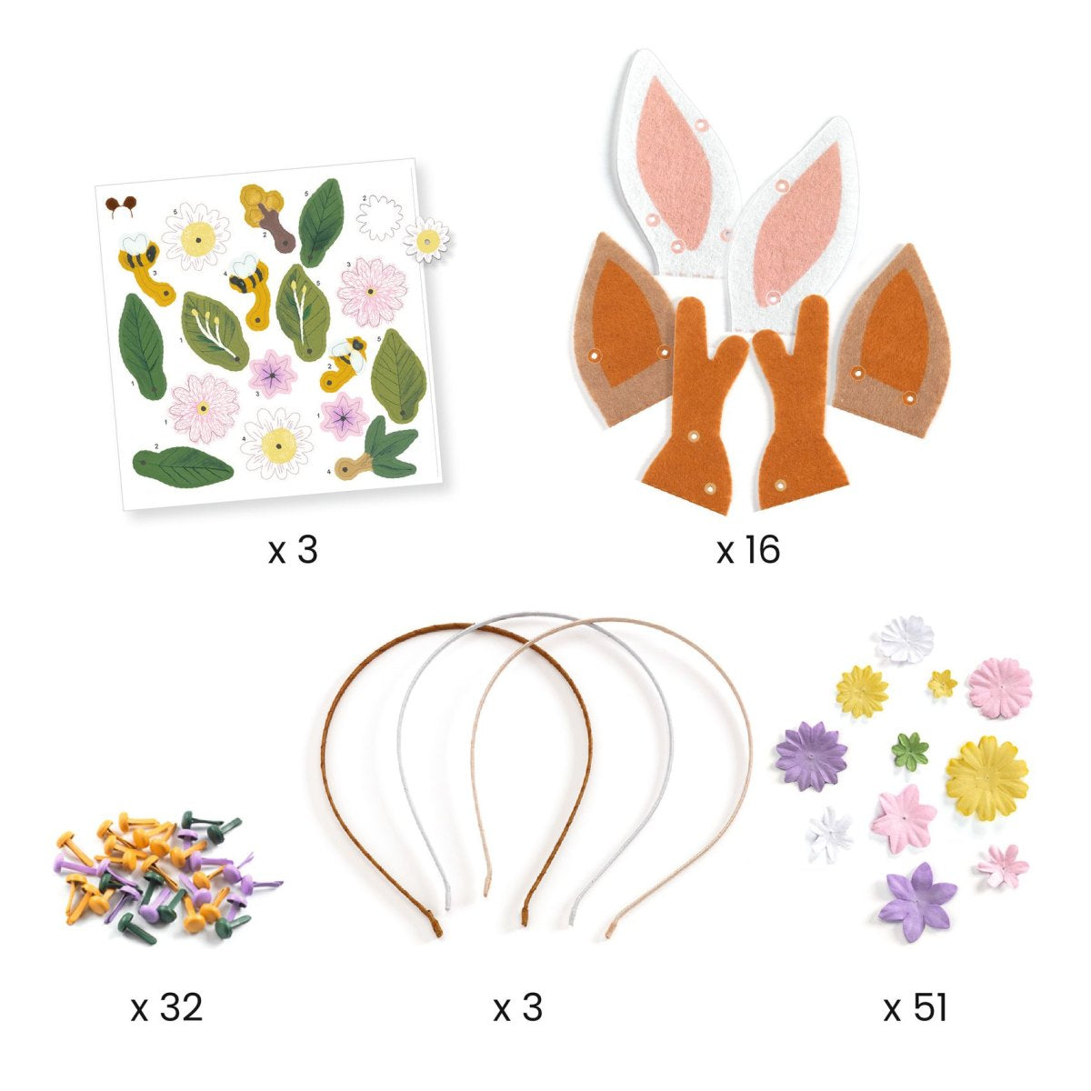 Djeco - DIY: Haarreif Flower Friends - DJ07927-C1-RVB_1200