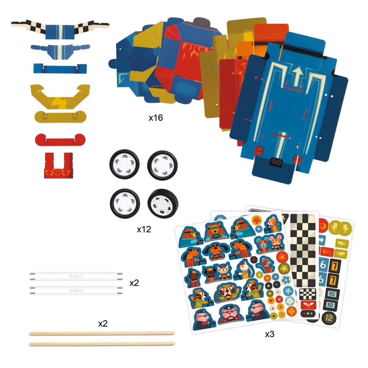 Djeco - DIY: Rennautos Grand Prix Bild 8