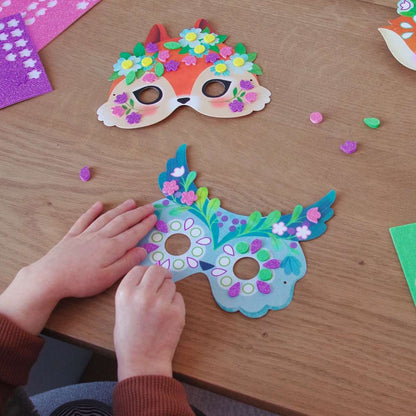 Djeco - 8 Mosaik Masken zum dekorieren - Tiere - DJ07936-AL2-RVB_1200