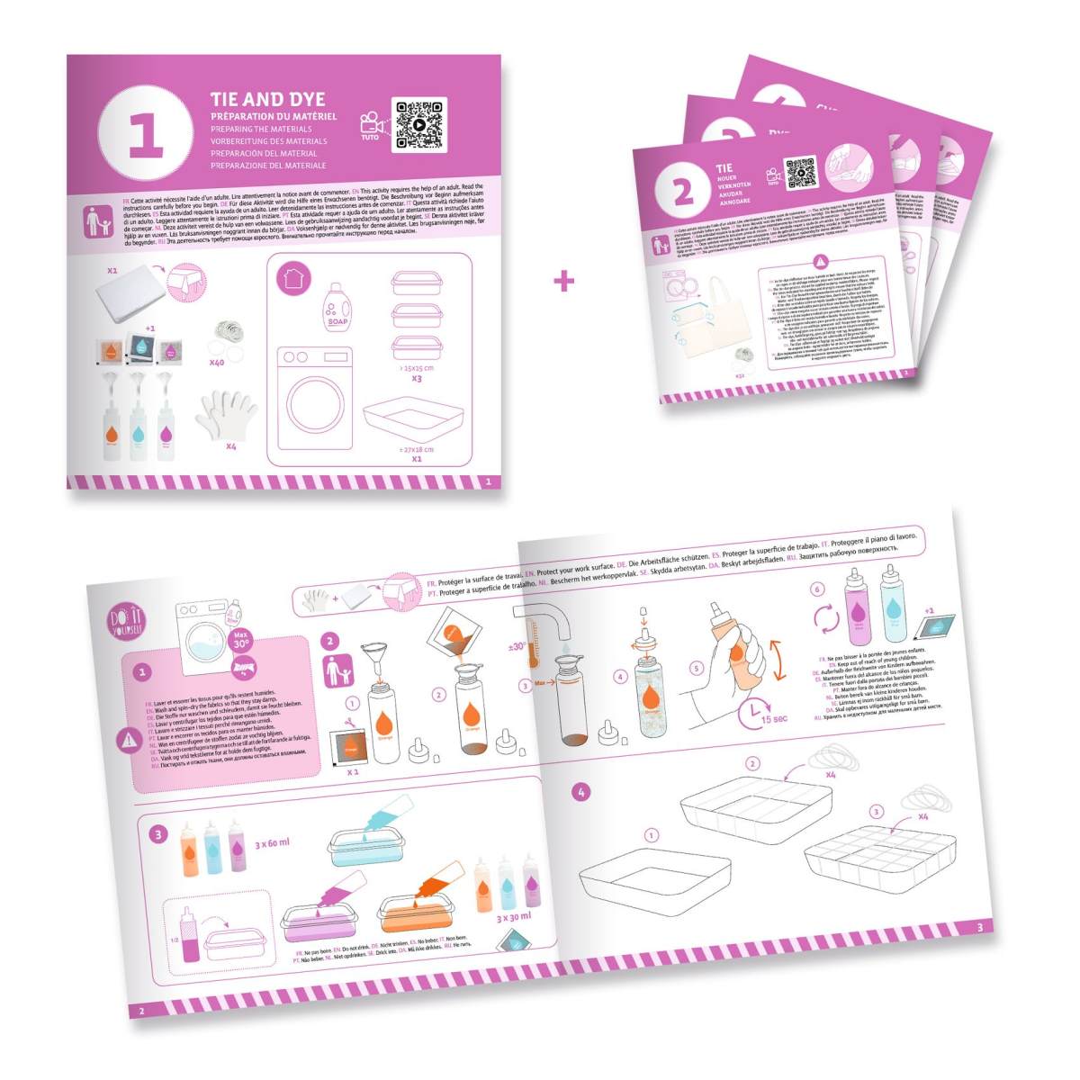 Djeco - DIY: Batik-Set Taschen Bild 11