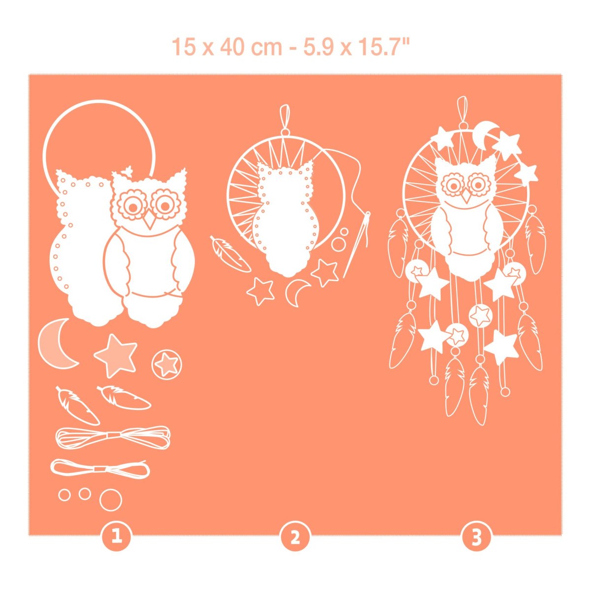 Djeco - DIY: Traumfänger Goldene Eule Bild 7