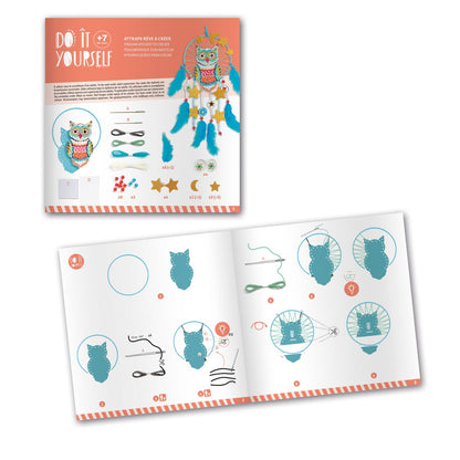 Djeco - DIY: Traumfänger Goldene Eule Bild 8