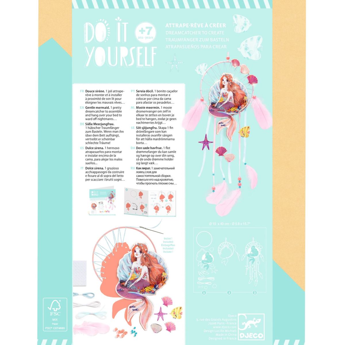 Djeco - DIY: Traumfänger Meerjungfrau Bild 2