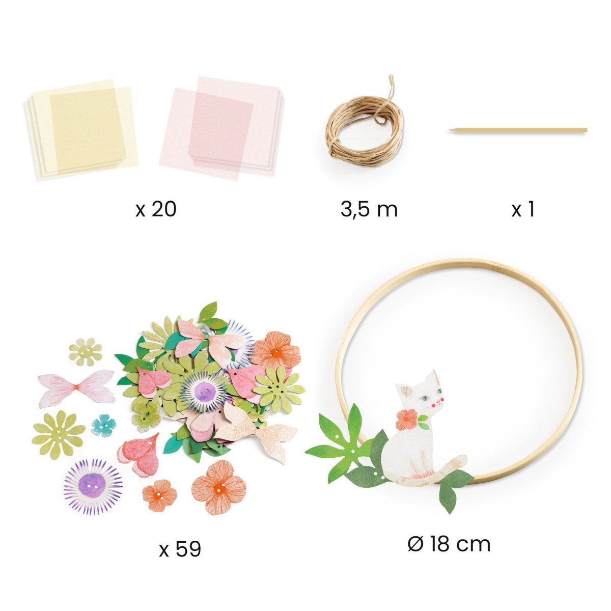 Djeco - DIY: Blumenkrone Dalia Bild 8