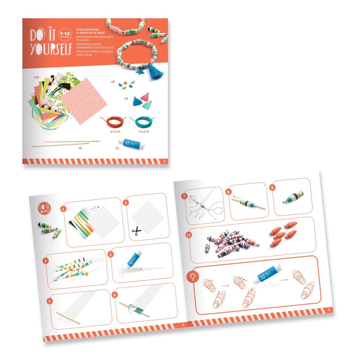 Djeco - DIY: Papierperlen Pop Bild 7