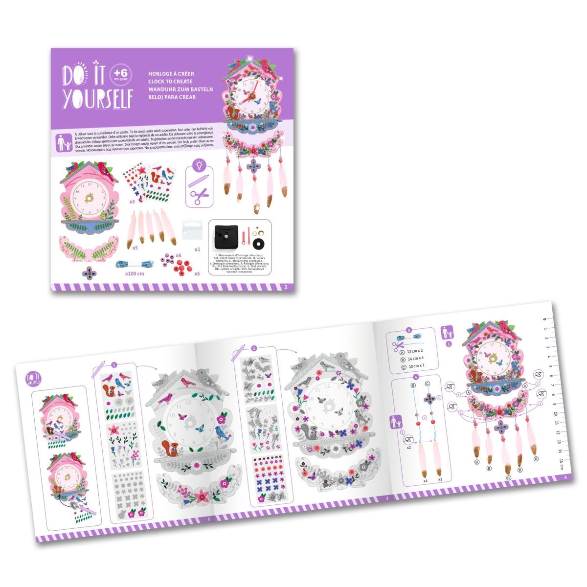 Djeco - DIY: Wanduhr Kuckuck Bild 8