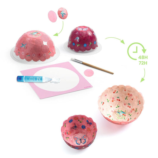 Djeco - DIY: Schalen basteln rosa Bild 7