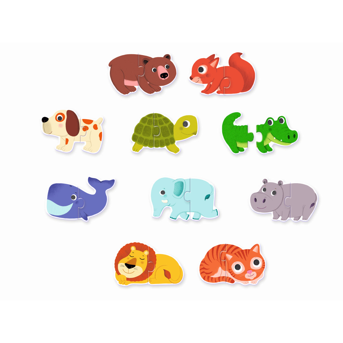 Djeco - Puzzle Duo - Tiere Bild 6