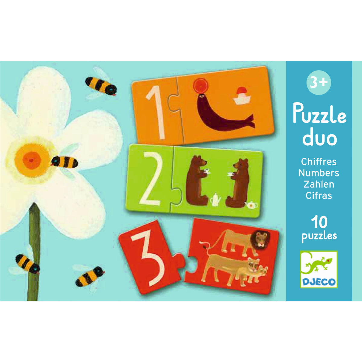 Djeco - Puzzle Duo - Zahlen Bild 3