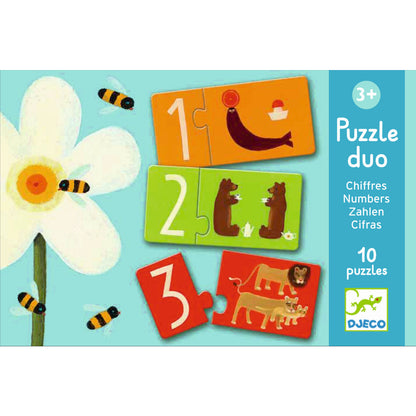 Djeco - Puzzle Duo - Zahlen Bild 3