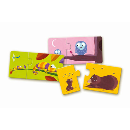 Djeco - Lernspiel: Puzzle duo: Mami & Kind Bild 7