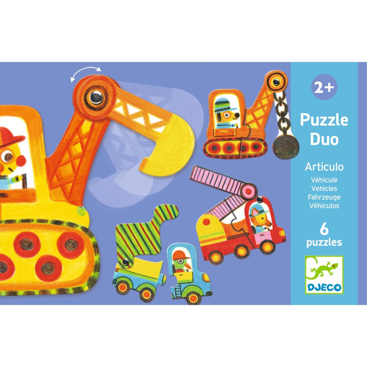 Djeco - Lernspiel: Puzzle duo: Bewegte Fahrzeuge - DJ08170-B-RVB_1200