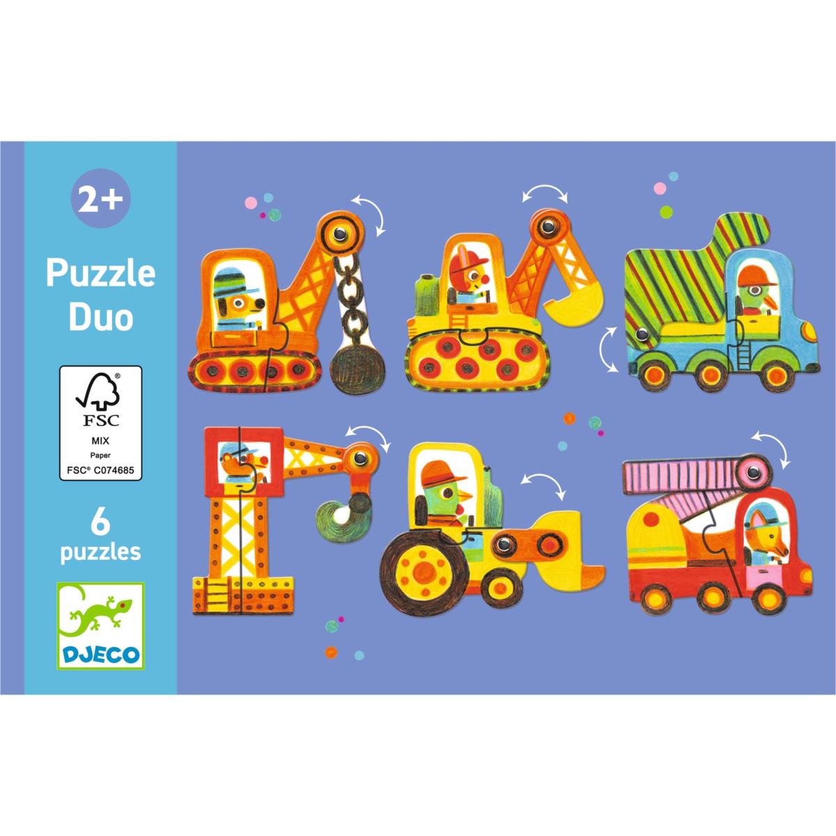 Djeco - Lernspiel: Puzzle duo: Bewegte Fahrzeuge - DJ08170-B2-RVB_1200